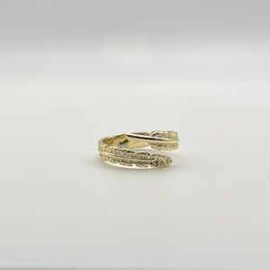 Feather Adjustable Ring - Feather Ring for Women - Boho Ring